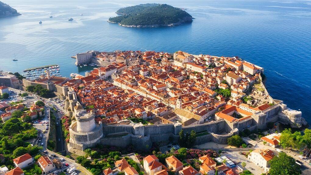 Motor Yacht Loon excursion destinations The city of Dubrovnik in Croatia
